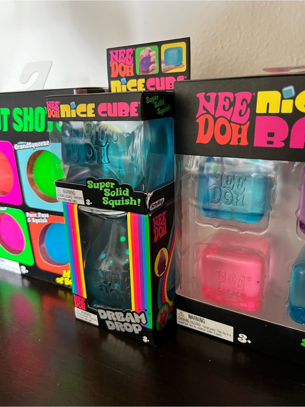 NeeDoh Bundle - Dream Drop, Nice Cube, Hot Shots, Mini Nice Cubes - Authentic - Picture 3 of 6